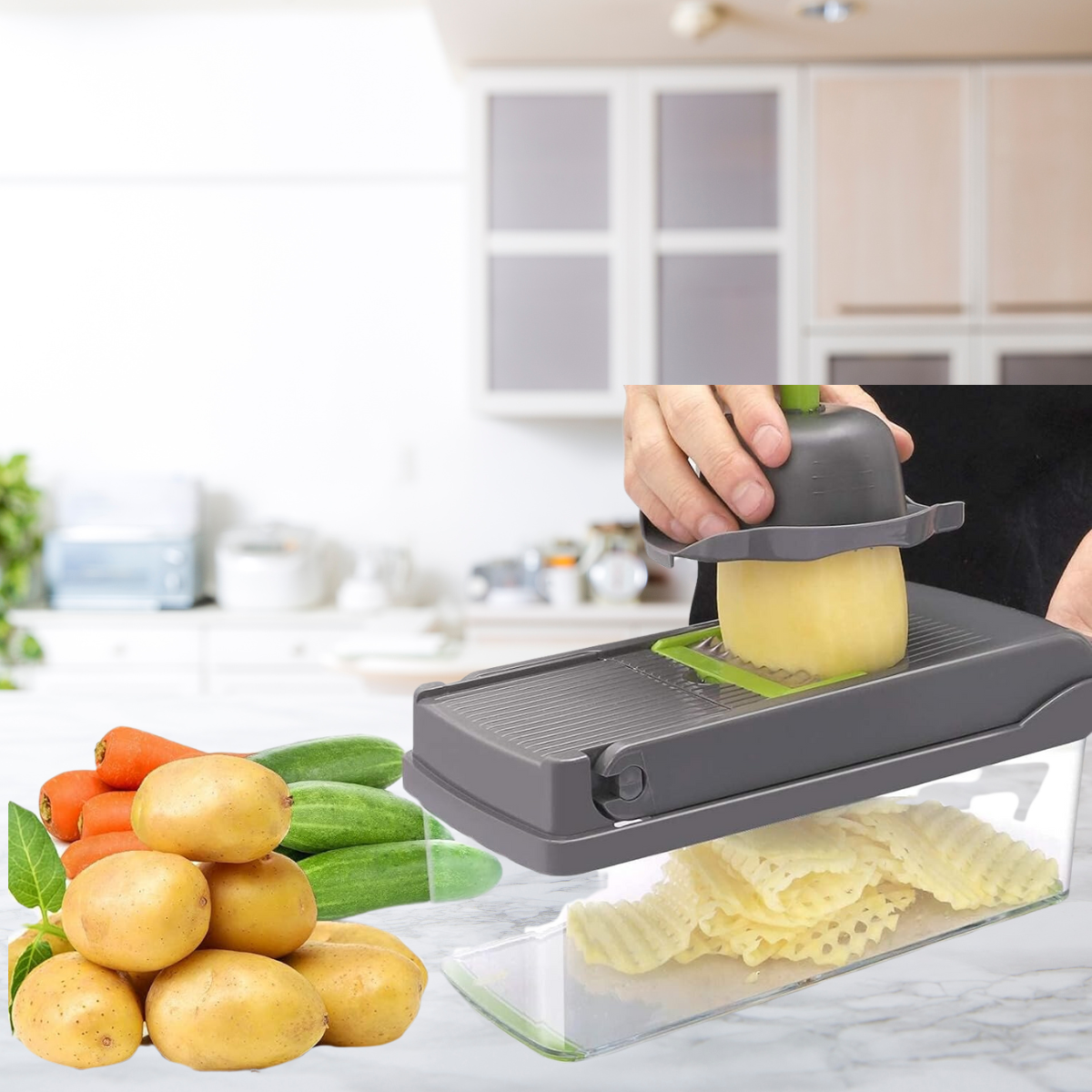 13-in-1-Vegetable-Slicer | Faster-when-Cooking