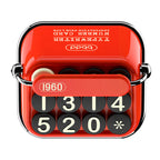 Retro Creative Temporary Parking Number Plate