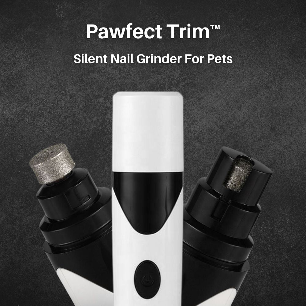 Silent Dog Nail File with Adjustable Speed and Diamond Tip for Safe Claw Care
