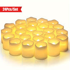 MagicGlow - Safe LED Tea Lights Set of 24