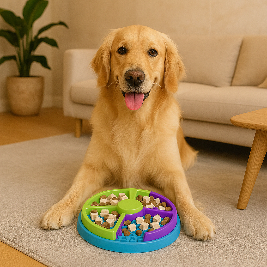 FurryYum - Captivating slow feeder as a puzzle game for pets to eat and play