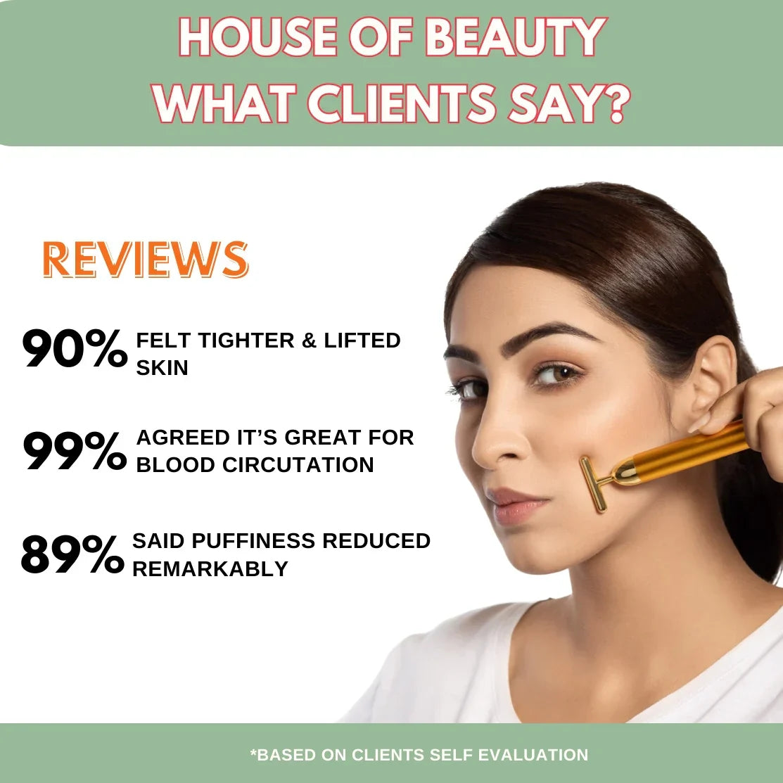 GildedGlow Luxe Face Massage Roller | Revitalize your skin with an electric massage tool with 24K gold for a radiant complexion