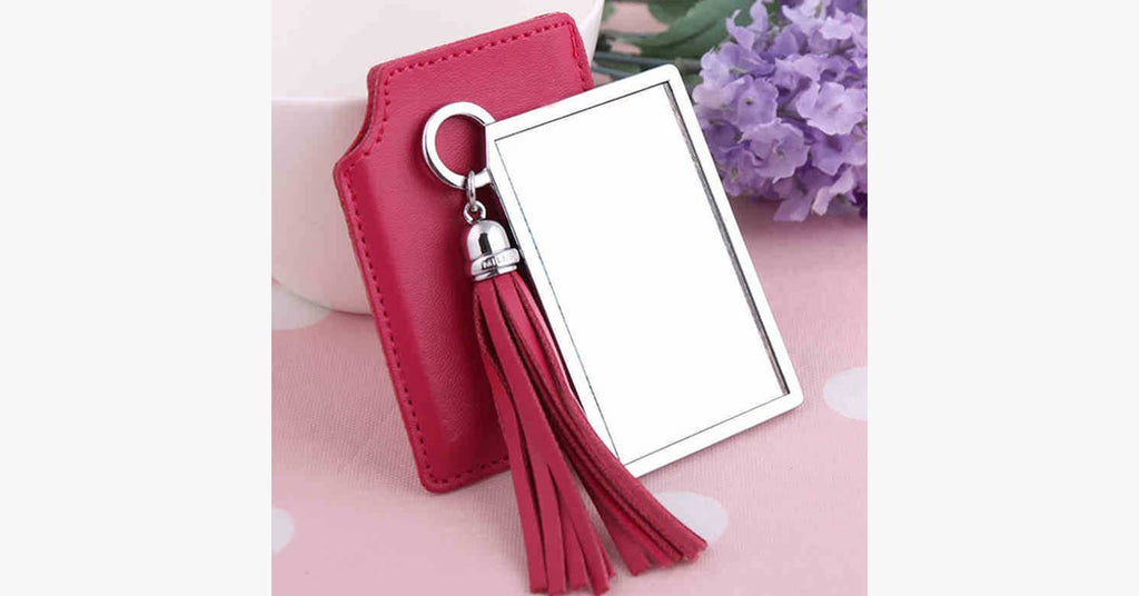 Portable Pink Pocket Mirror