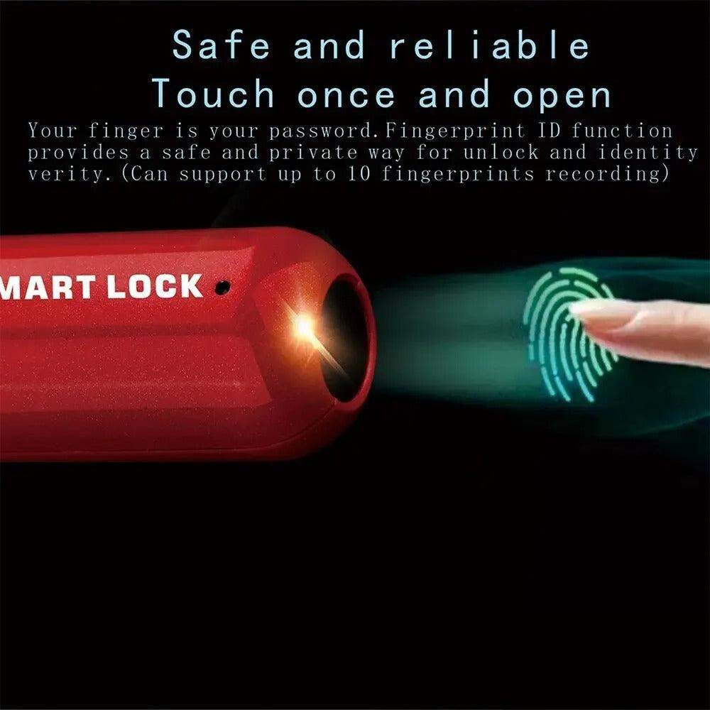 FingerScan Lock – Smart Fingerprint Padlock without Keys or Codes