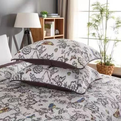 Christmas Pure Cotton Water Quilt Three-piece Set