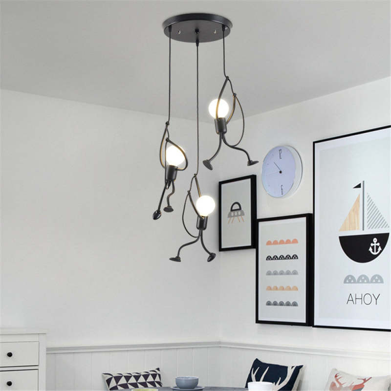 Retro Iron Man Pendant Light