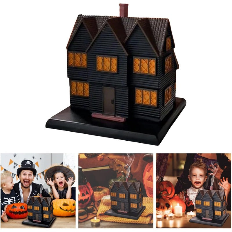 Halloween Witch House Backflow Incense Burner