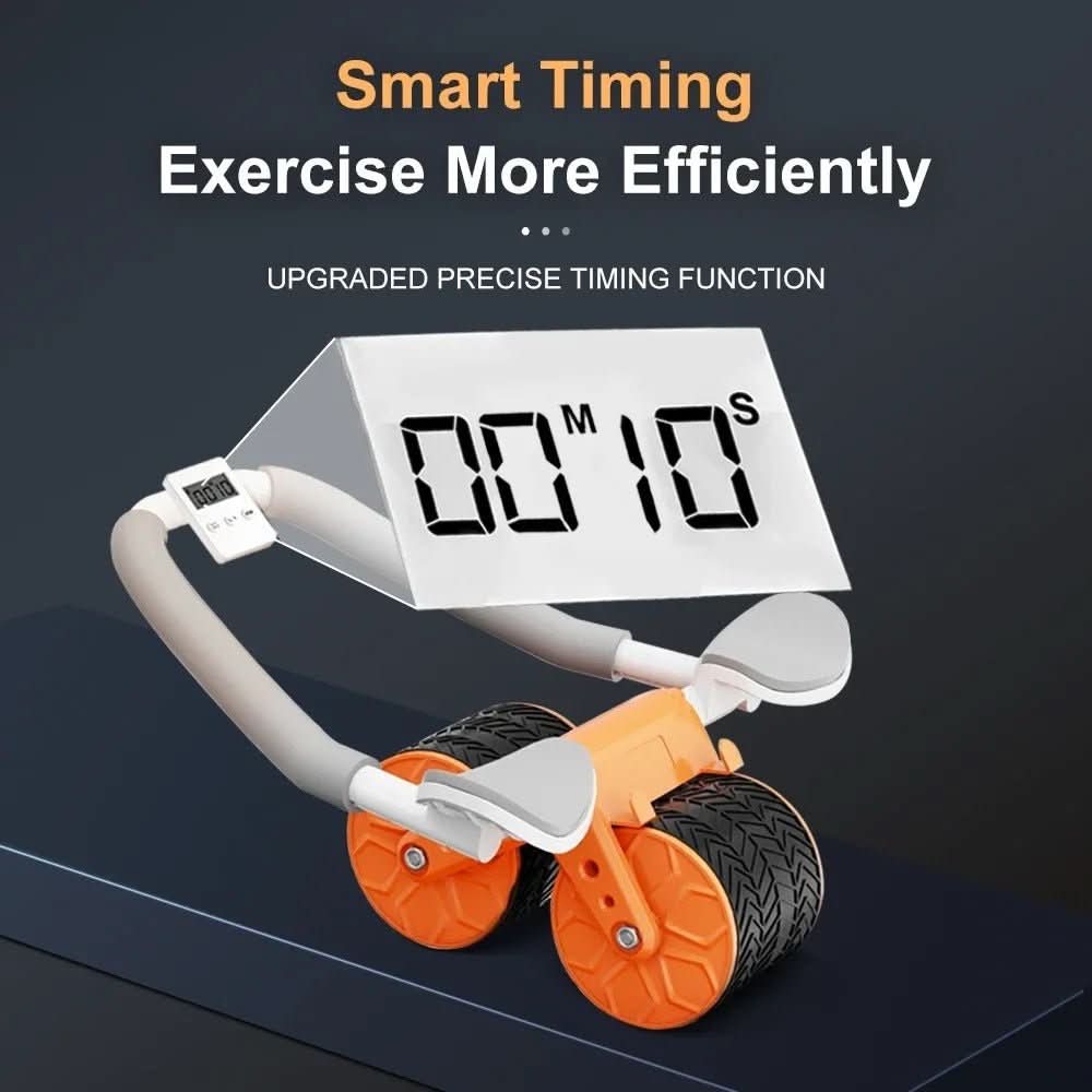 Ergonomic abdominal and core trainer for joint-friendly core training