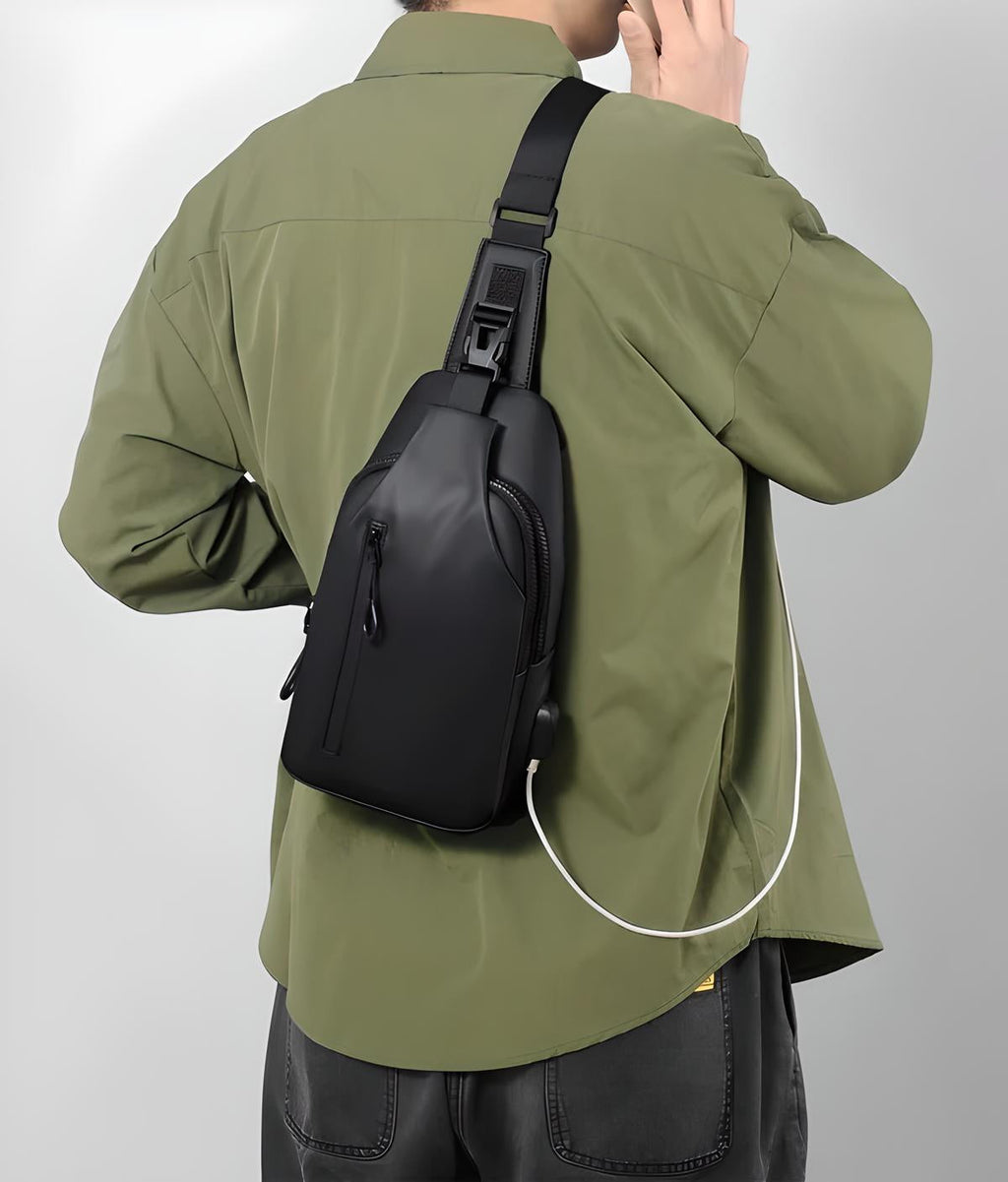 AquaGuard Luxe Shoulder Bag | Waterproof and anti-theft design for a safe style