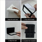 ChicStore - Black Wireless Wall Storage for Cosmetics