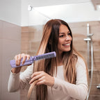 Glatzza Mini-Smoothing Brush — Silky smooth dream hair in 60 seconds that captivates all eyes!