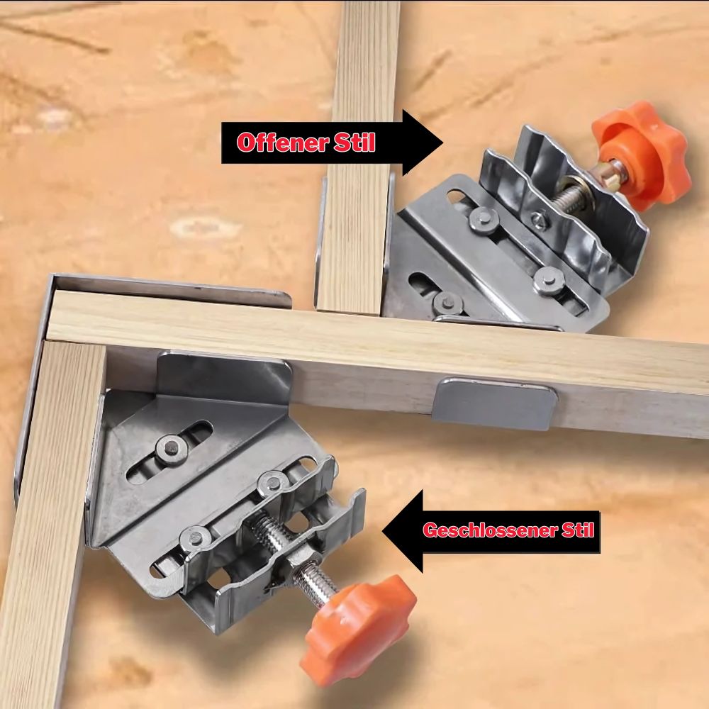 SharpHold — Precision in steel form for flawless corners without frustration