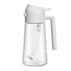 2-in-1 Oil Dispenser Bottle | Oil Sprayer and Dispenser | Healthy Cooking