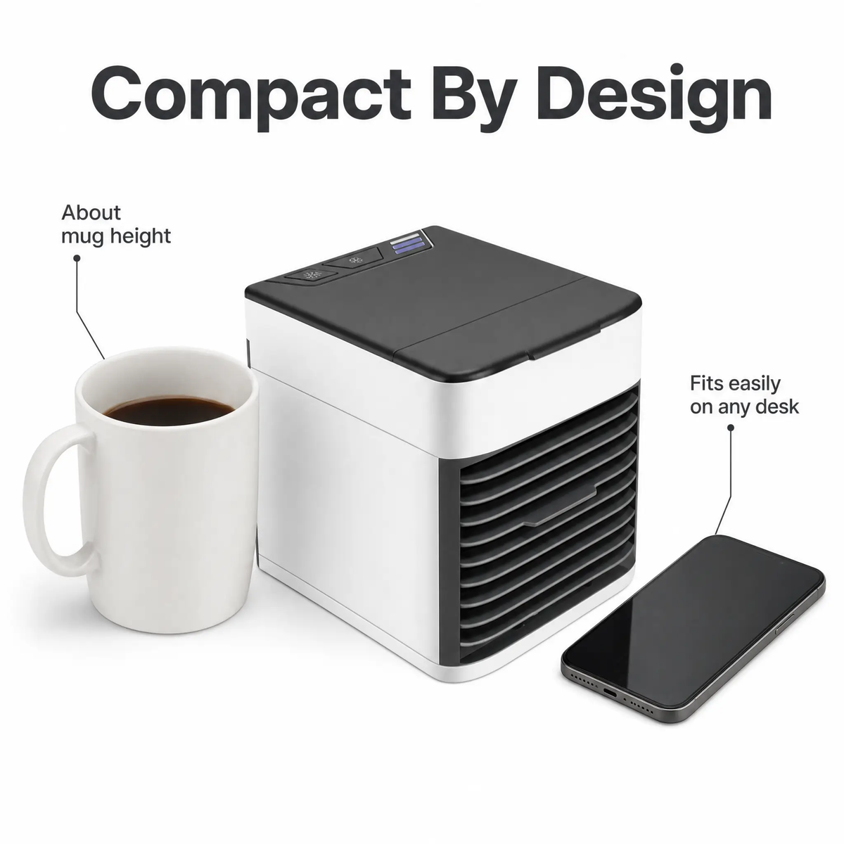 Quiet Portable Airconditioner for Home & Office Use