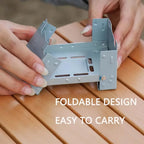 Ultra-Lightweight Folding Ironwood Pocket Size Burner