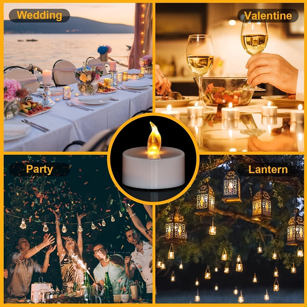 FlameFree LED Tea Lights – Atmospheric Lighting for Every Moment