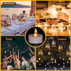 FlameFree LED Tea Lights – Atmospheric Lighting for Every Moment
