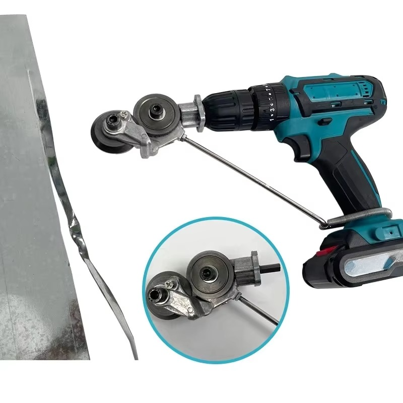 Electric Drill Sheet Metal Cutter Nibbler Attachment for Clean Plate Cutting