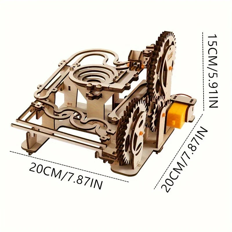 TrackMaster 3D Ball Track Puzzle – DIY mechanical building set for teenagers and adults