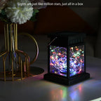 Solar LED Lantern with Fairy Lights – Decorative Garden Lamp for Outdoors and Terrace