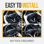 Cool non-slip silicone steering wheel cover