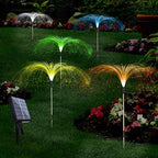 Solar Garden Light with Color Change – LED Lawn Light for Garden & Terrace, Firework Design