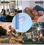 5-in-1 mosquito repellent with insect swatter & LED lamp