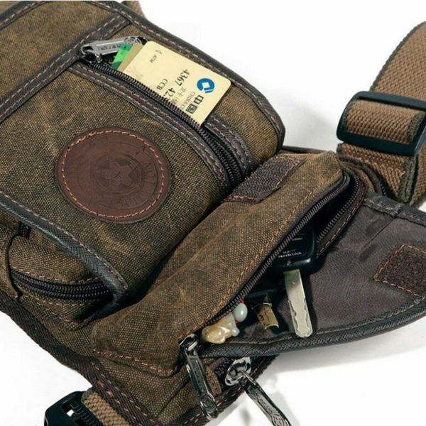 Outdoor Leg Bag – Waterproof Motorcycle Thigh & Hip Pouch for Travel & Adventure