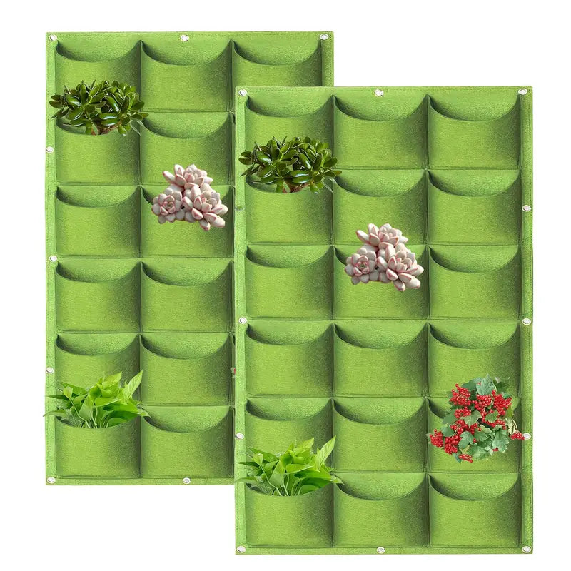 Felt Plant Bag for Vertical Wall Mounting – Three-dimensional, Non-woven Plant Bag