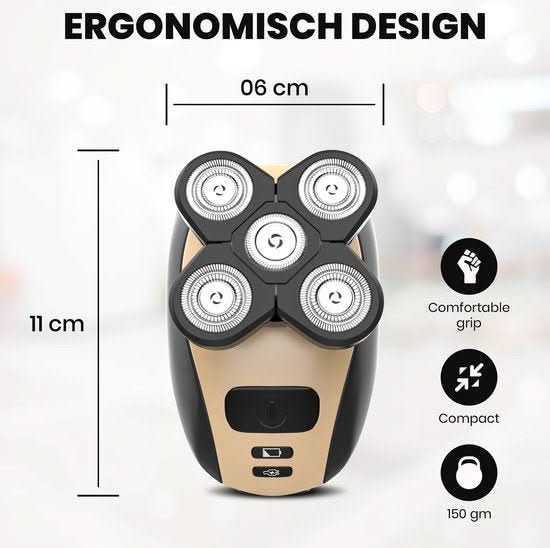 5-in-1 Electric Shaver for Smooth & Irritation-Free Shaving