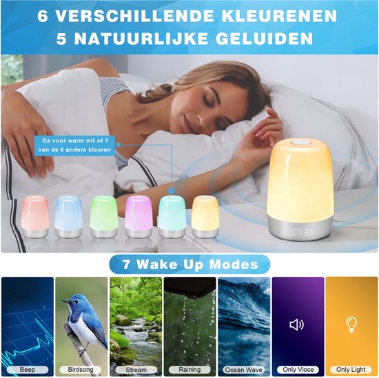 Wake-up Light with Natural Sounds - Aurora