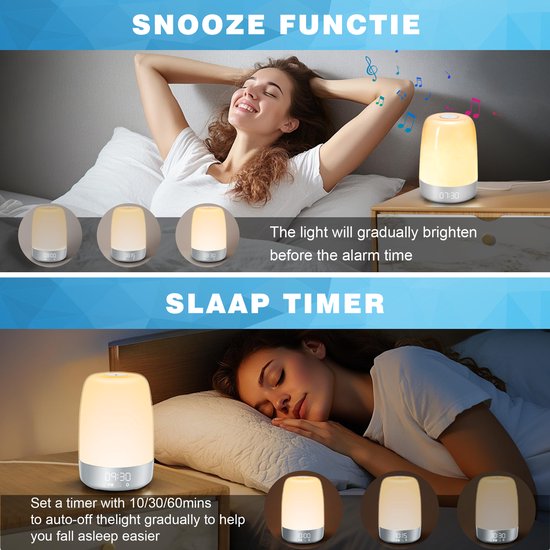 Wake-up Light with Natural Sounds - Aurora