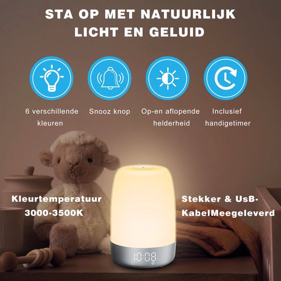 Wake-up Light with Natural Sounds - Aurora