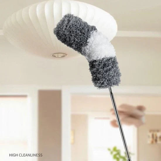 Expandable Duster with Extension Pole for Corners and Ceilings