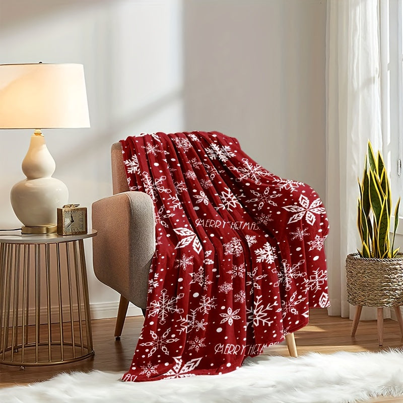 FestiveSnuggle - Luxury Christmas Fleece Blanket for the Holidays