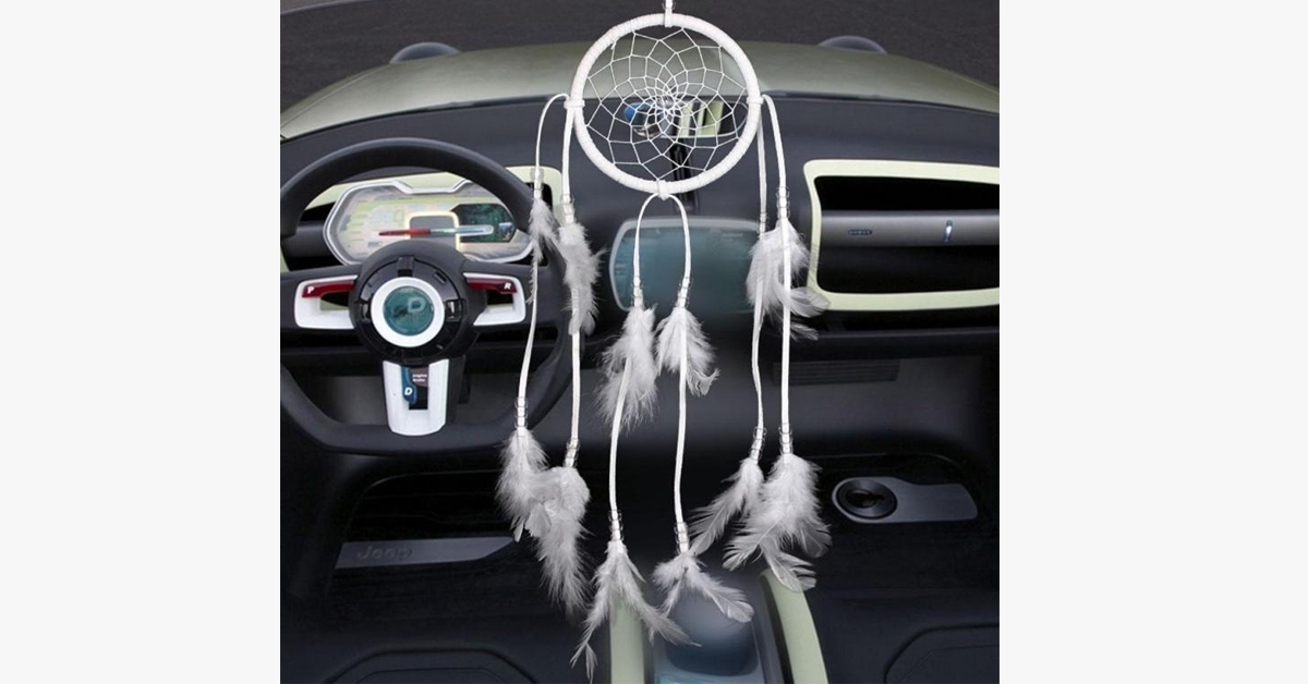 Handmade Feather Dreamcatcher