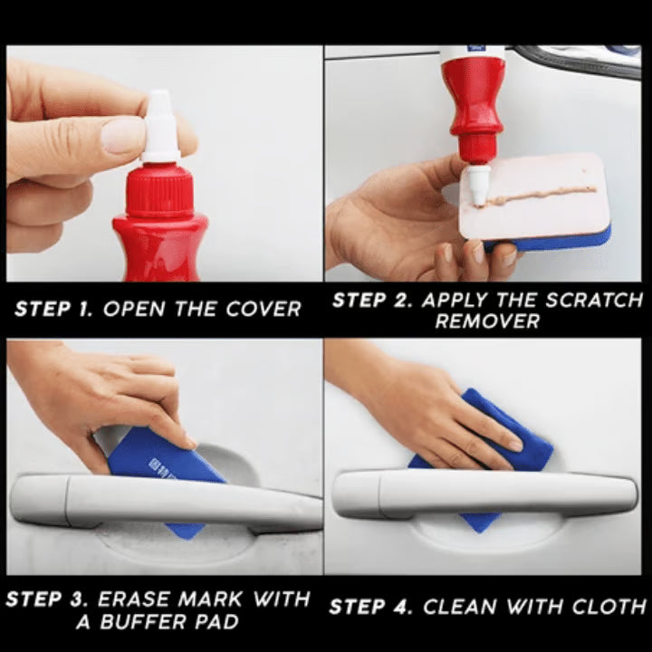 Leather restoration set – Wax polish for scratch repair with professional finish
