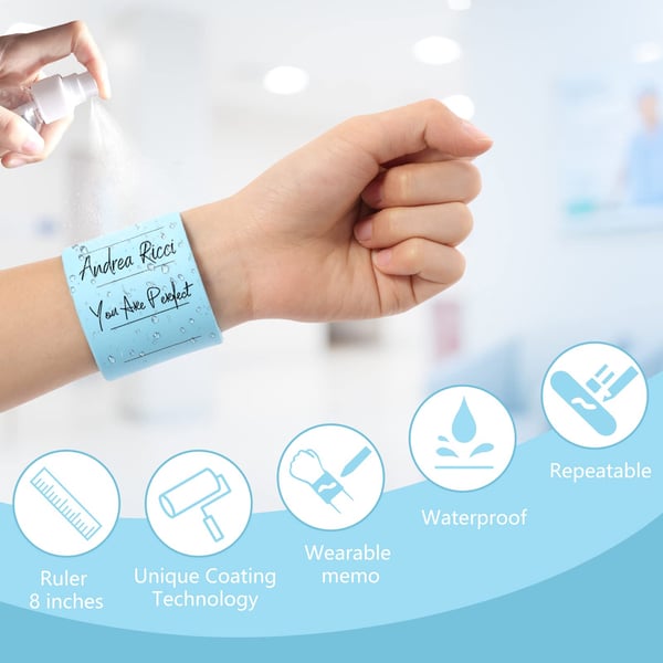 Reusable Erasable To Do List Silicone Wristband
