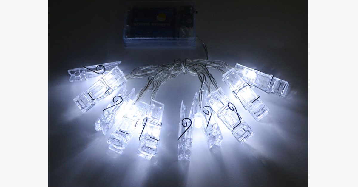 LED Photo String Lights – Brighten up your room with happy memories