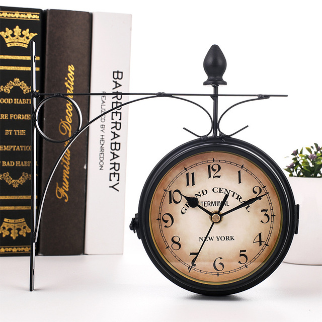 Double-sided EuroElegance wall clock