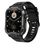 Smartwatch Rugged Outdoor Fitness Tracker Black