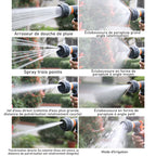 High pressure adjustable garden hose nozzle