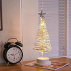 Spiral LED Light Christmas Tree Decoration Night Light Ornaments