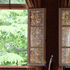 Elegant Floral Window Sticker
