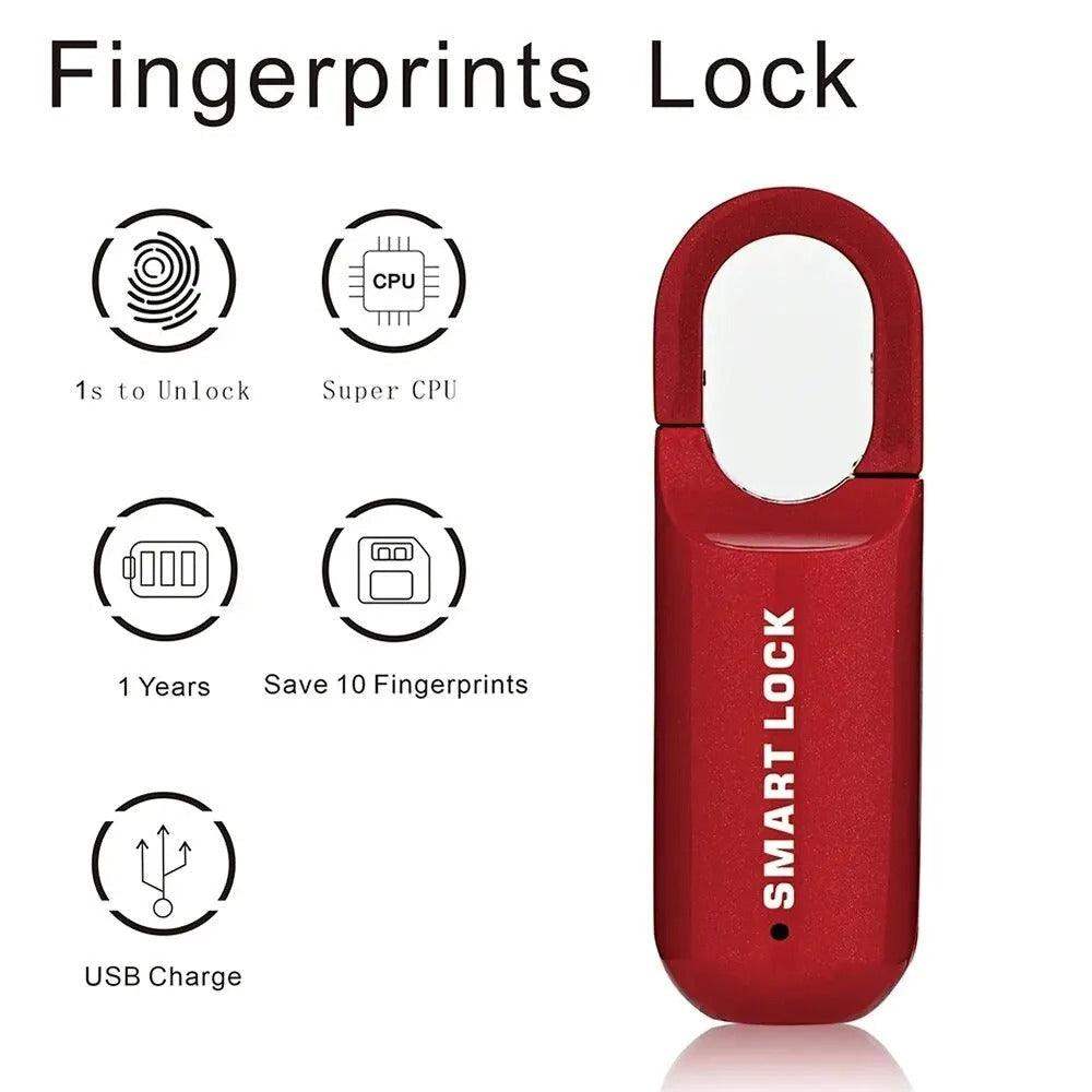 FingerScan Lock – Smart Fingerprint Padlock without Keys or Codes
