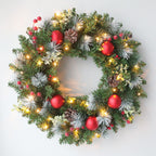 30CM & 40CM Christmas Wreath Hanging Decoration