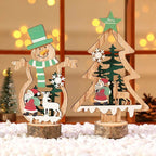 Christmas Day Wooden Bar Decoration Decorations