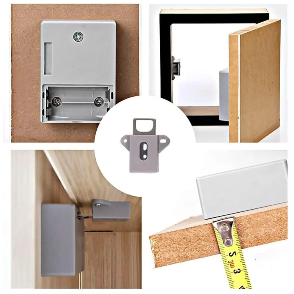 Electronic Lock Wooden Drawer Cabinet