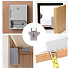 Electronic Lock Wooden Drawer Cabinet
