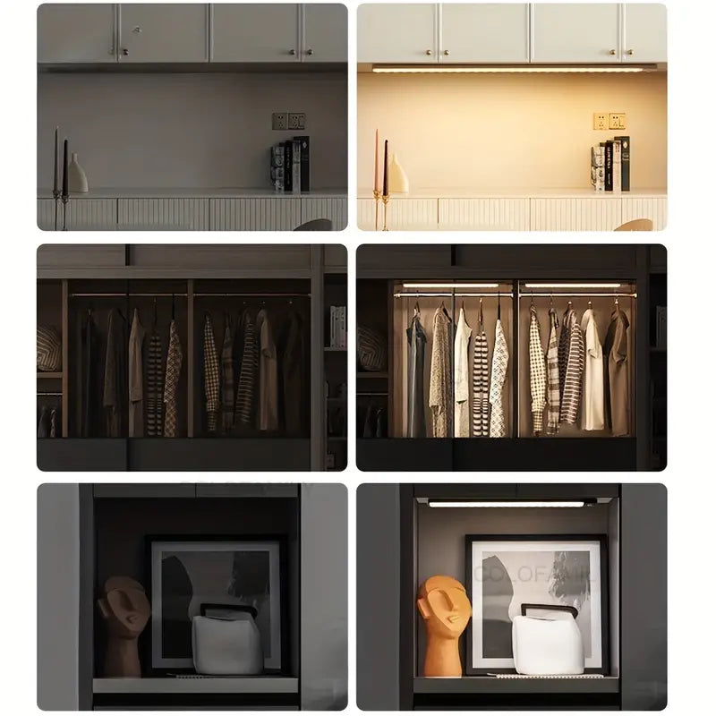 Practical LED light strips with motion detection